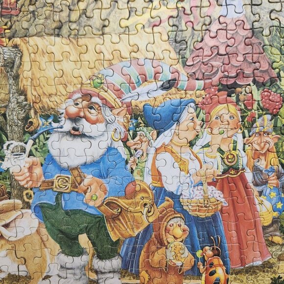 Vintage Fairy Marketplace Jigsaw Puzzle 500 Piece Current 1980 Complete - Picture 4 of 9